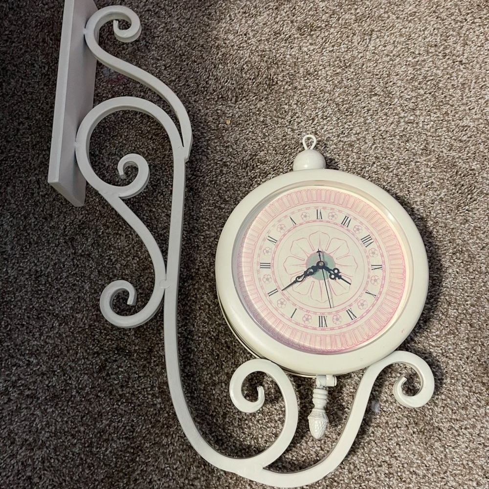 Bombay Cream and Pink Wall Clock